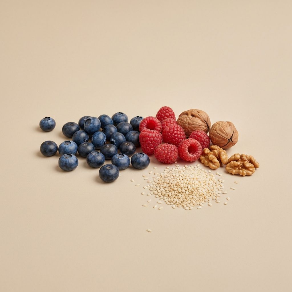 Nüsse, Samen und Beeren