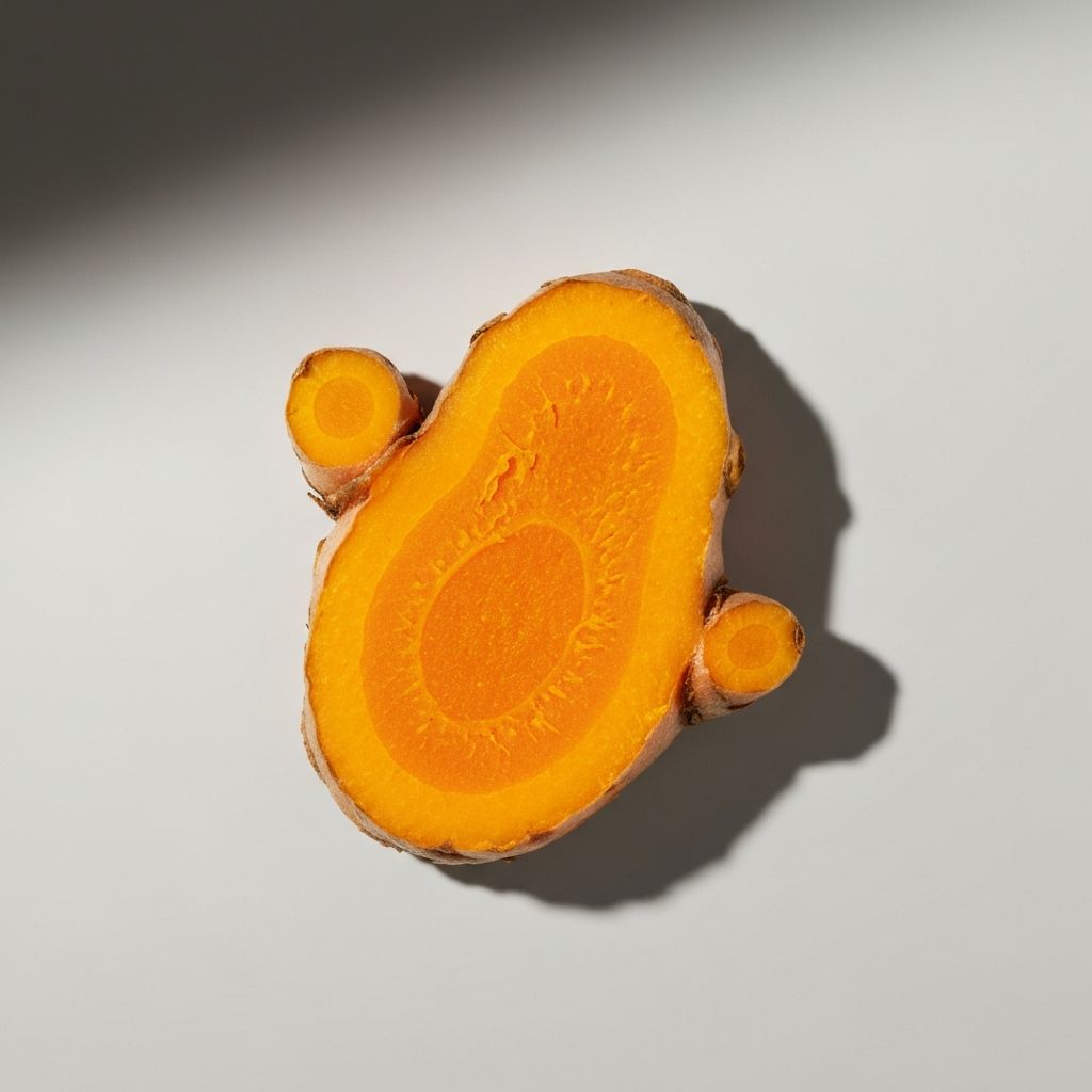 Frische Kurkumawurzel